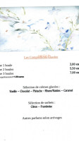 L Aquarelle menu