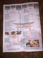 Hana Sushi Hibachi menu