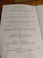 Hargadon Bros menu