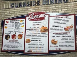 Swensons Drive-in menu