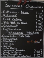 L'hippocampe menu