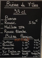 L'hippocampe menu