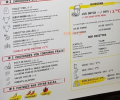 Pepperico menu