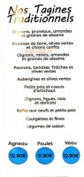 Traiteur D'orient menu