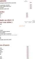 Aux Artisans de Neuilly menu