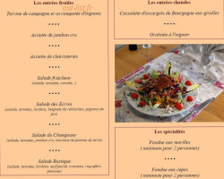 Les Ecrins menu