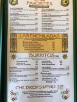 Si Casa Flores menu