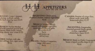 Americas Continental Eatery menu