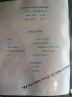 Wildwood Inn menu