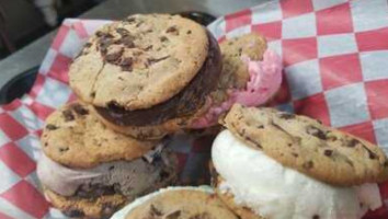 Charlie's Homemade Ice Cream Burgers food