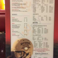 National Pastime Sports Grill menu