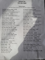 Outlook Inn menu