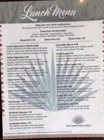 Blue Agave And Grill menu