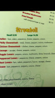 East End Pizzeria menu