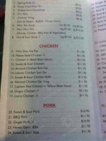 Diamond Valley Restaurant menu