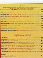 Kennedy Street Cafe menu