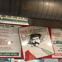 Dos Hermanos menu