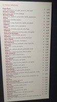 Pizzeria Sapore Antico menu