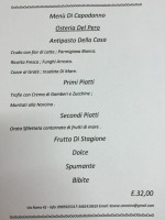 Osteria Del Pero menu