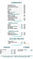 L'etrave Best Western Alexandra menu