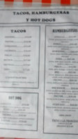 Tacos Ray menu