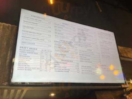 The Blind Pig menu