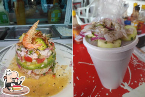 Mariscos Diaz food