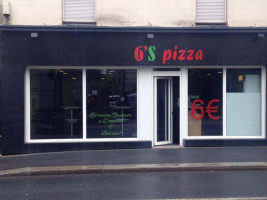 6's Pizza inside