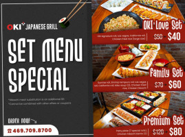 Oki Japanese Grill Sushi Hibachi food