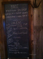 The Blind Pig Kitchen menu