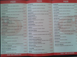 Pizzeria Pomodoro E Basilico menu