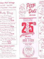 Pizza Deli 6 Pack menu