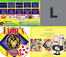 Lion's Pizza food