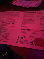 Tin Roof menu