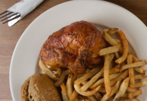 Swiss Chalet Rotisserie Grill food