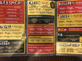 Voodoo Bbq Grill menu