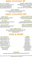 Waikiki Brewing Company, Kakaako menu