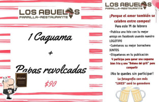 Asadero Los Abuelos menu