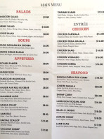 Ashoka 2nd Avenue menu