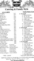 All American Bbq menu