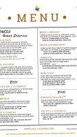 Casa Colombia Restaurant menu