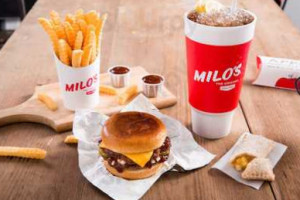 Milo's Hamburgers food