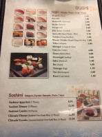 Fujiyama-ya Japanese menu