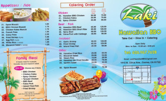 Laki Hawaiian Bbq food