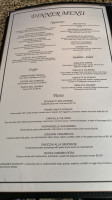 Paesono Italiano menu