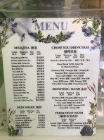 Nameless Tea And Coffee menu