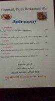 Finnmark Pizza As menu