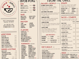 Poke2 Grill menu