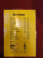 Pizzeria Rossini menu