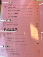 Heladeria Tozzi menu